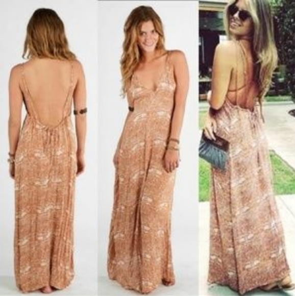 Silk thai hana dress acacia swimwear backless rare - Picture 7 of 11